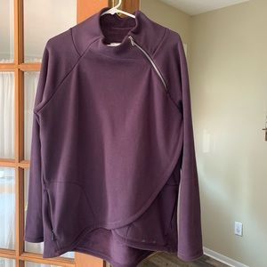 Athleta Sweatshirt Purple Size Large